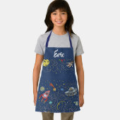 Tablier Chats de l'espace funky (Insitu)