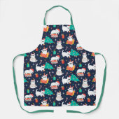 Tablier Chats de Noël (Recto)