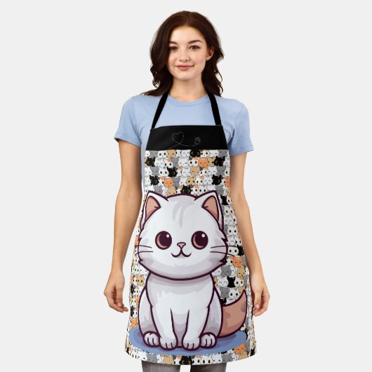 Tablier Chats mignons (Porté)