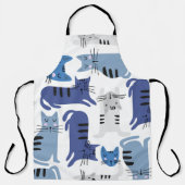 Tablier Chats mignons Motifs sans couture (Recto)