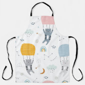 Tablier Chats mignons Motifs sans couture (Recto)