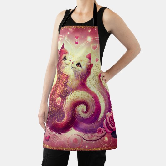 Tablier Chats Pussy Rose Chandelle Parfumée (Insitu)