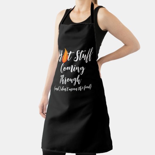 Tablier "Chaud Stuff Arrivé" Apron, Chaud Dog Kitchen (Insitu)