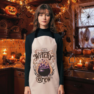 Tablier Chaudron de sorcière de scénario effrayant look vi