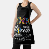 Tablier Chaussettes de sensibilisation de la journée du sy (Insitu)