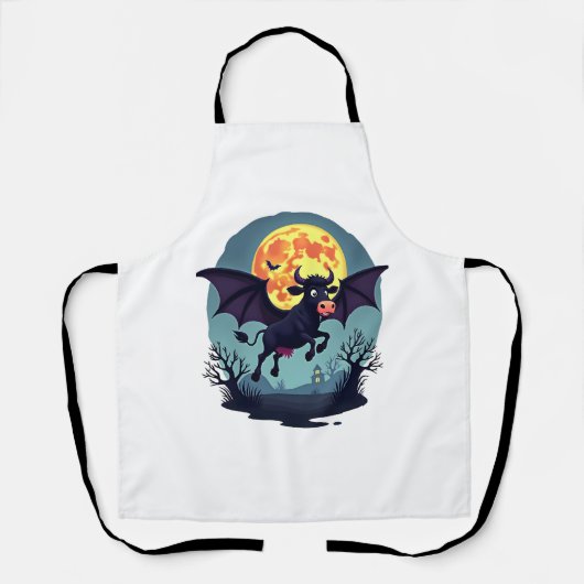 Tablier Chauve-souris à minuit (Recto)