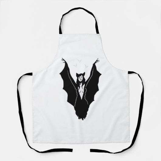 Tablier Chauve-souris Halloween Conception de costume pour (Recto)
