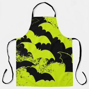 Tablier Chauves-souris noires en vol Jaune