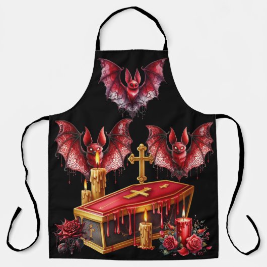 Tablier Chauves-souris vampires (Recto)