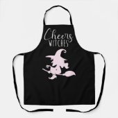 Tablier Cheers sorcières Halloween (Recto)
