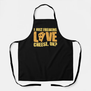Tablier Cheese Joke Cheesy Foodie Cheesemonge Emmental