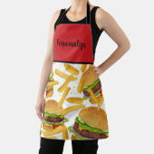 Tablier Cheeseburger & Fries Apron (Insitu)