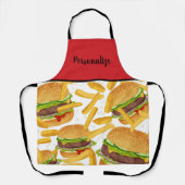 Tablier Cheeseburger & Fries Apron (Recto)