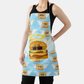 Tablier Cheeseburger Heaven Fun Flun Burger Art (Insitu)