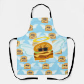 Tablier Cheeseburger Heaven Fun Flun Burger Art (Recto)