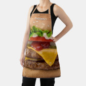 Tablier Cheeseburger Nom Personnalisé (Insitu)