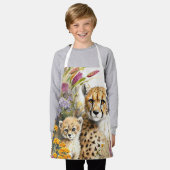 Tablier Cheetah Bébé et maman Enfants (Porté)