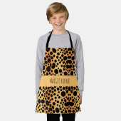 Tablier Cheetah skin Petit Motif Safari (Porté)