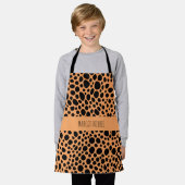 Tablier Cheetah skin Small Abstrait Safari Motif (Porté)