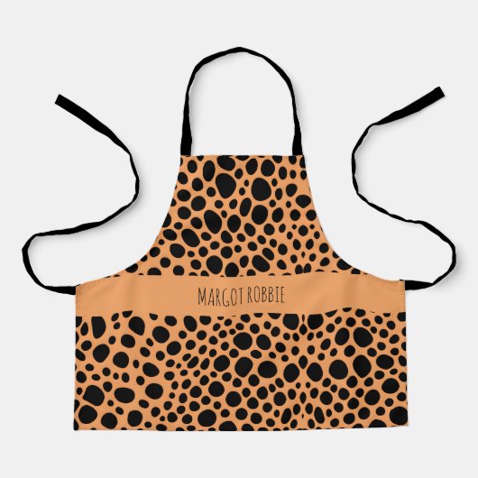Tablier Cheetah skin Small Abstrait Safari Motif (Recto)