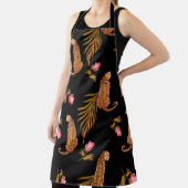 Tablier Cheetahs romantiques : aquarelle motif sans coutur (Insitu)