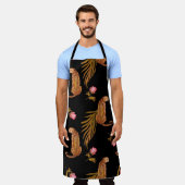 Tablier Cheetahs romantiques : aquarelle motif sans coutur (Porté)
