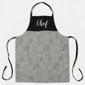 Tablier Chef à motif pied-de-poule (Recto)