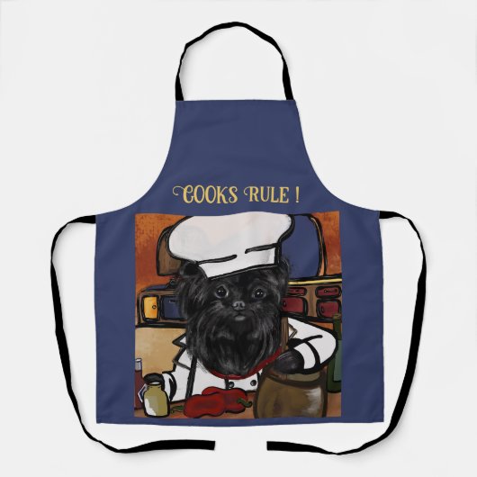Tablier Chef Affenpinscher (Recto)