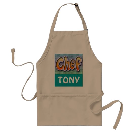 Tablier Chef apron (ajoutez votre nom) (Devant)