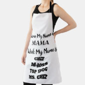TABLIER CHEF APRON, APRON POUR MAMA, APRON POUR CHEF, FUNN (Insitu)