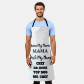 TABLIER CHEF APRON, APRON POUR MAMA, APRON POUR CHEF, FUNN (Porté)