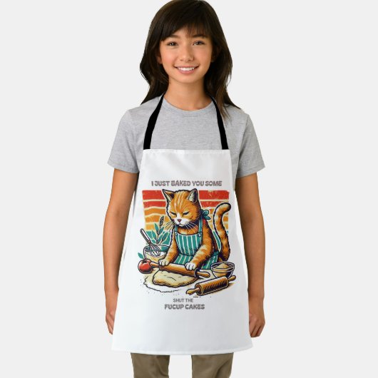 Tablier Chef Apron avec Cat Baking Cup Cakes (Insitu)