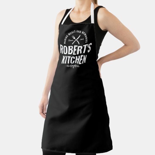 Tablier Chef Apron avec nom personnalisé Hommes Cadeaux pe (Insitu)
