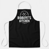 Tablier Chef Apron avec nom personnalisé Hommes Cadeaux pe (Recto)