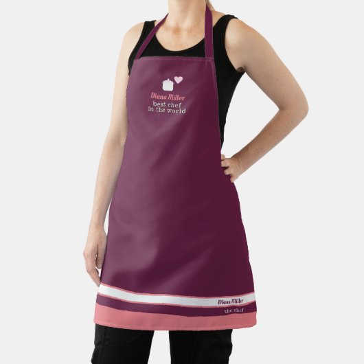 Tablier Chef Apron avec son nom (Insitu)