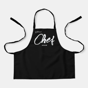 Tablier Chef Apron pour enfant personnalisé Noir moderne