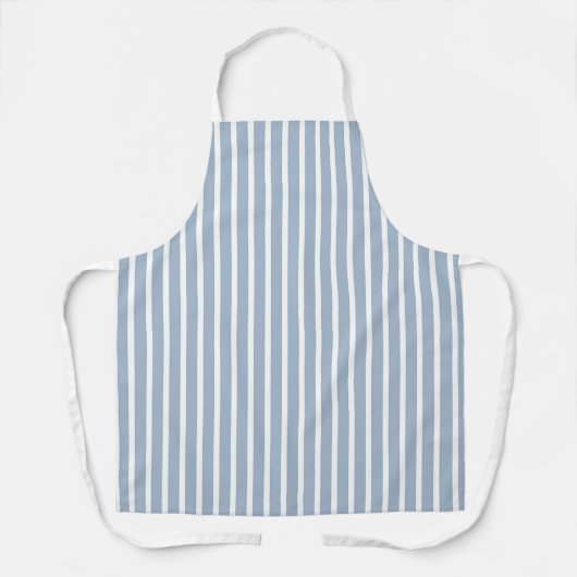 Tablier Chef aux rayures blanches pâles (Recto)