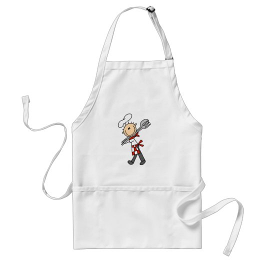 Tablier Chef avec pince à salade (Devant)
