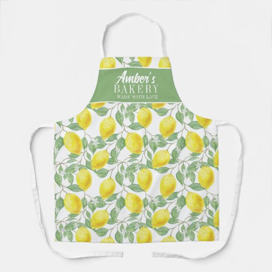 Tablier Chef boulangerie Apron avec couronne (Recto)
