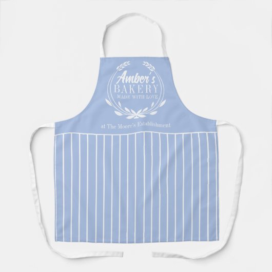 Tablier Chef boulangerie Apron avec couronne (Recto)