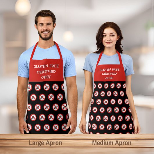 Tablier Chef certifié sans gluten