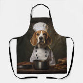 Tablier Chef chien beagle (Recto)