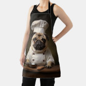 Tablier Chef chien carlin (Insitu)