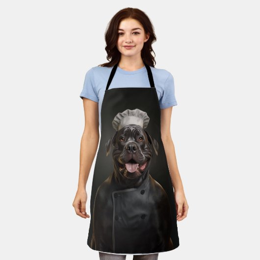 Tablier Chef Chien de Cane Corso (Porté)