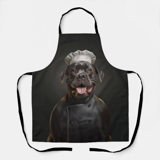 Tablier Chef Chien de Cane Corso (Recto)