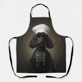 Tablier Chef chien de caniche (Recto)