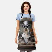 Tablier Chef Chien Schnauzer (Porté)