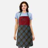 Tablier Chef Clan Anderson Tartan Nom du plan (Porté)