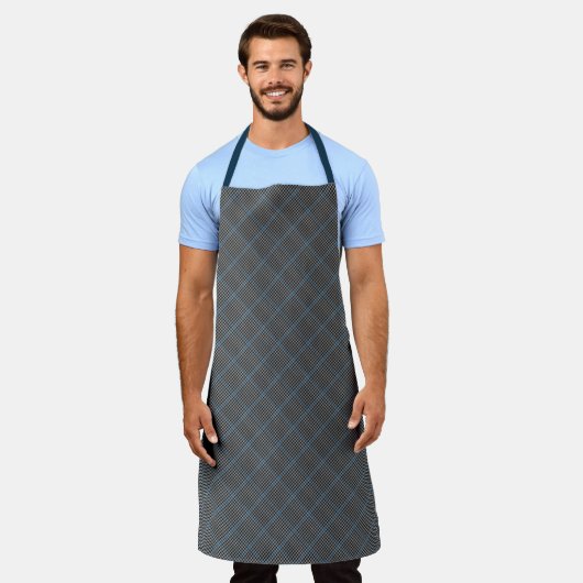 Tablier Chef Clan Buccleuch Tartan Plaid Motif (Porté)