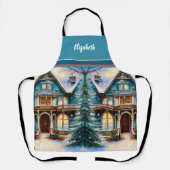 Tablier Chef Cuisine BBQ Baker Victorian Christmas (Recto)